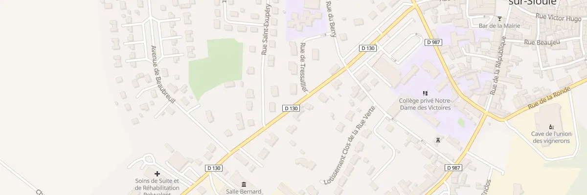 Plan du 1 Rue de Tressallier à Saint-Pourçain-sur-Sioule