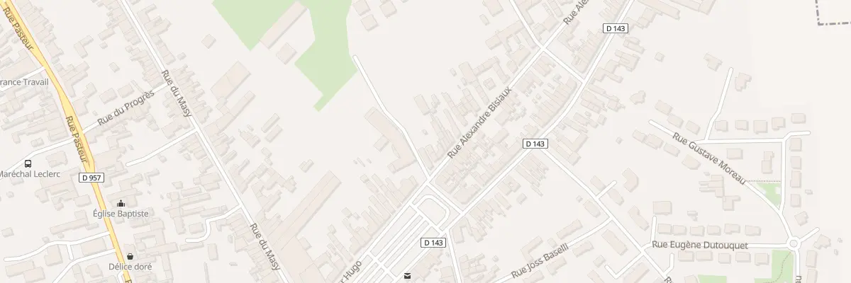 Plan du 3B Rue Alexandre Bisiaux à Somain