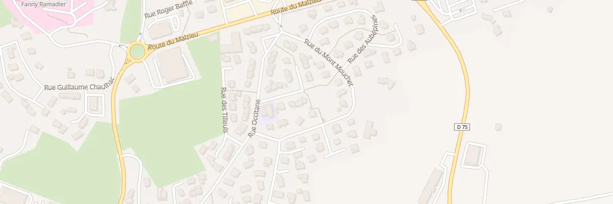 Plan du 10 Rue des Arvernes à Saint-Chély-d’Apcher