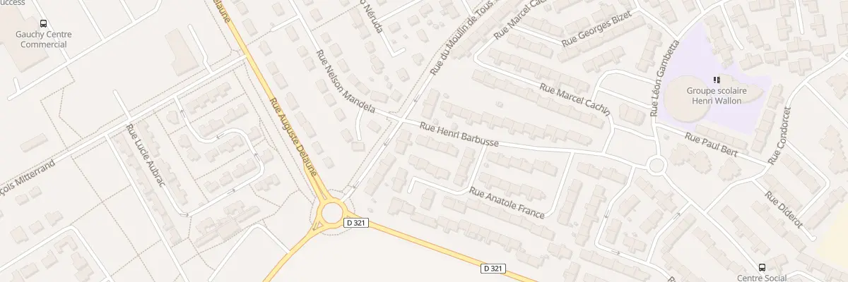 Plan du 35 Rue Henri Barbusse à Gauchy
