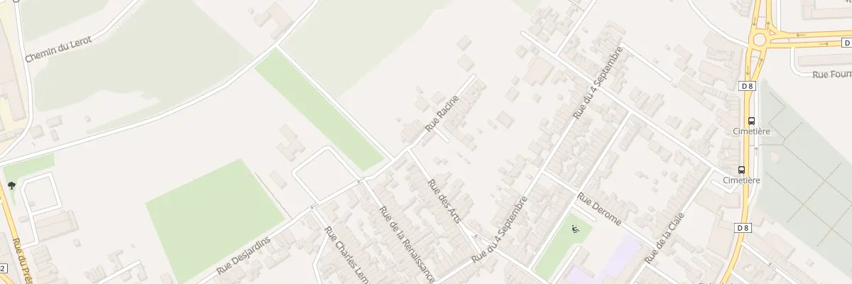 Plan du 4 Rue Racine à Saint-Quentin