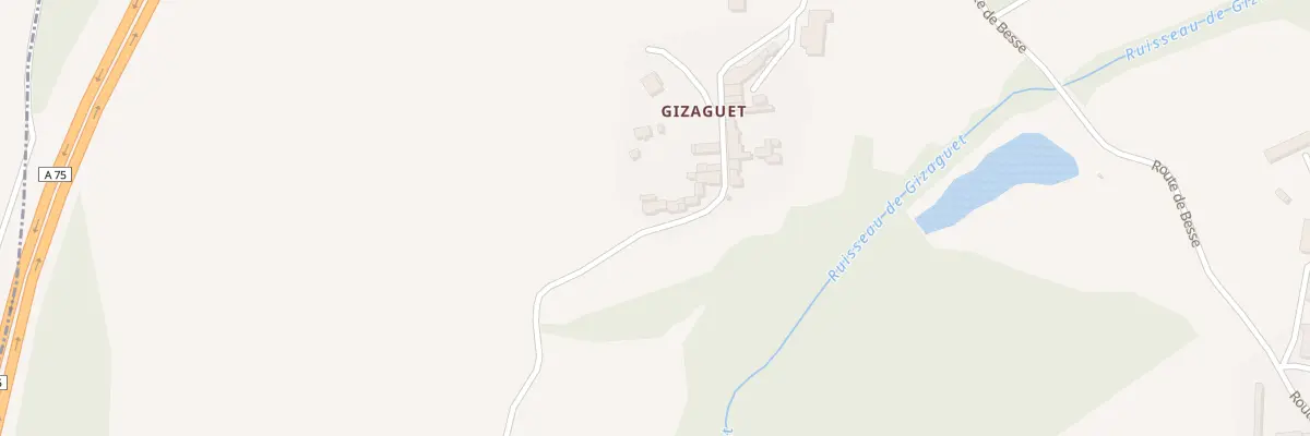 Plan du 8 Rue de la Barthe à Saint-Géron