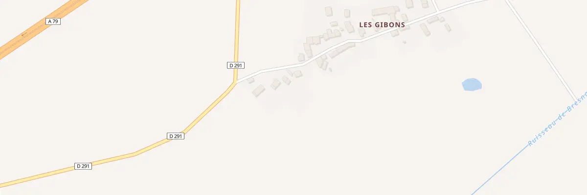 Plan du 4 Les Gibons à Besson