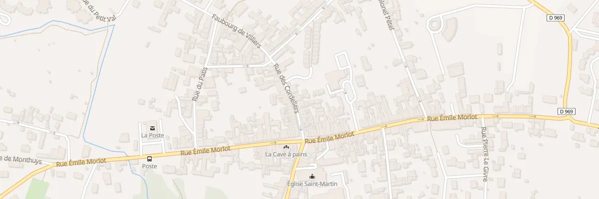 Plan du 14 Rue des Cordeliers à Charly-sur-Marne