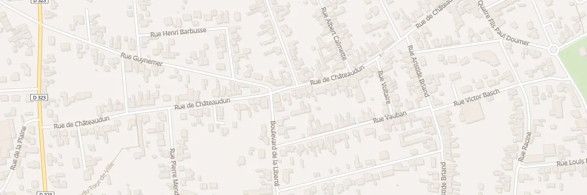 Plan du 61 Rue de Châteaudun à Tergnier