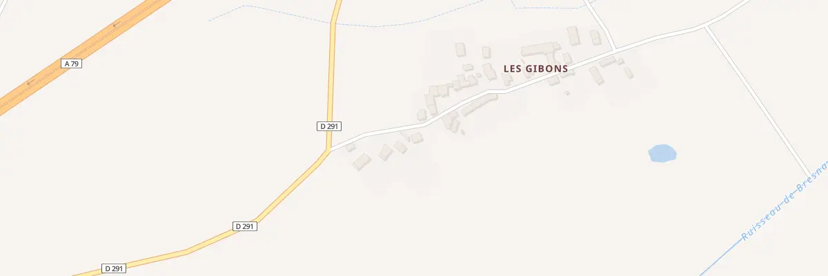 Plan du 8 Les Gibons à Besson