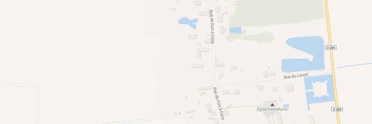 Plan du 23 Rue Fort A Faire à Courchamp