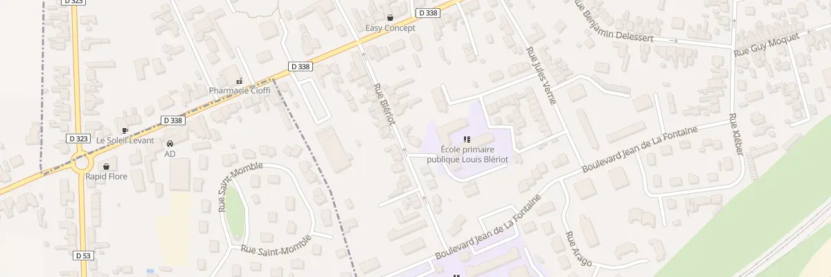 Plan du 15 Rue Blériot à Tergnier