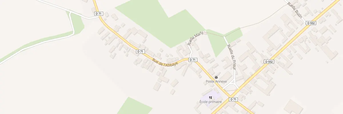 Plan du 19 Rue de l’Abbaye à Estrées