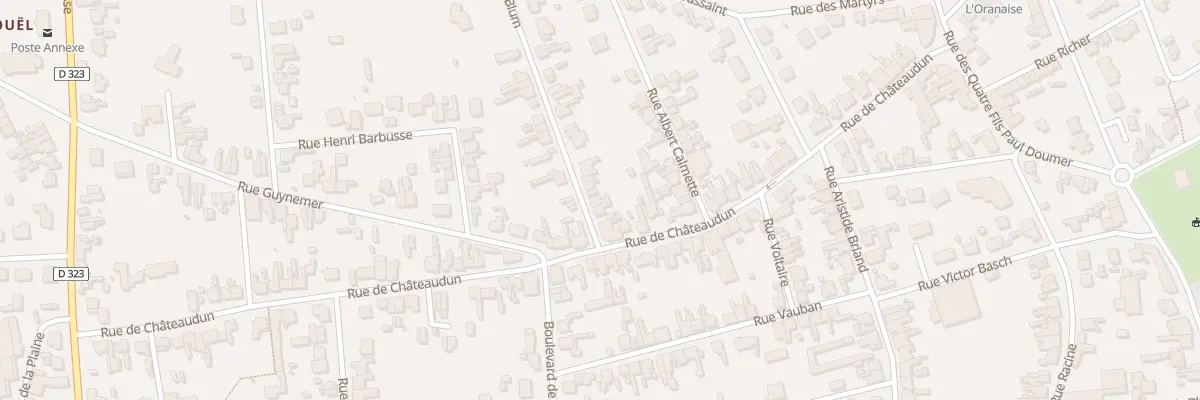 Plan du 4 Rue Léon Blum à Tergnier