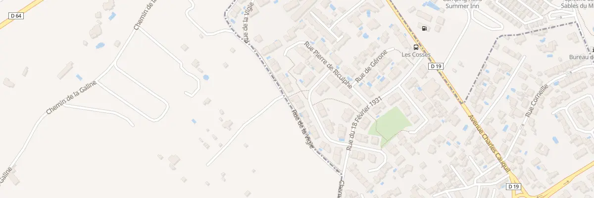 Plan du 12 Rue Amiral de Loria à Valras-Plage