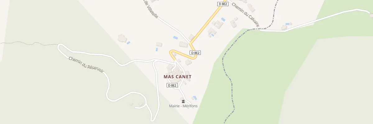 Plan du 5135 Mas Canet à Mérifons