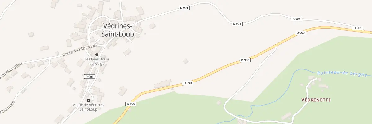 Plan du 21 Rte du Puy En Velay à Védrines-Saint-Loup