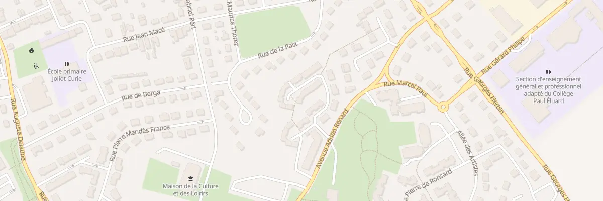 Plan du 36 Rue Roger Salengro à Gauchy