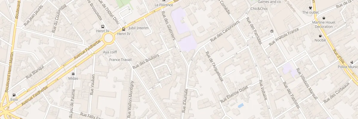 Plan du 44 Rue des Glatiniers à Saint-Quentin