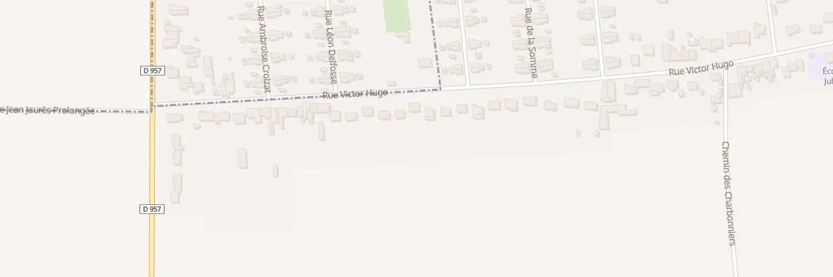Plan du 79 Rue Victor Hugo à Abscon