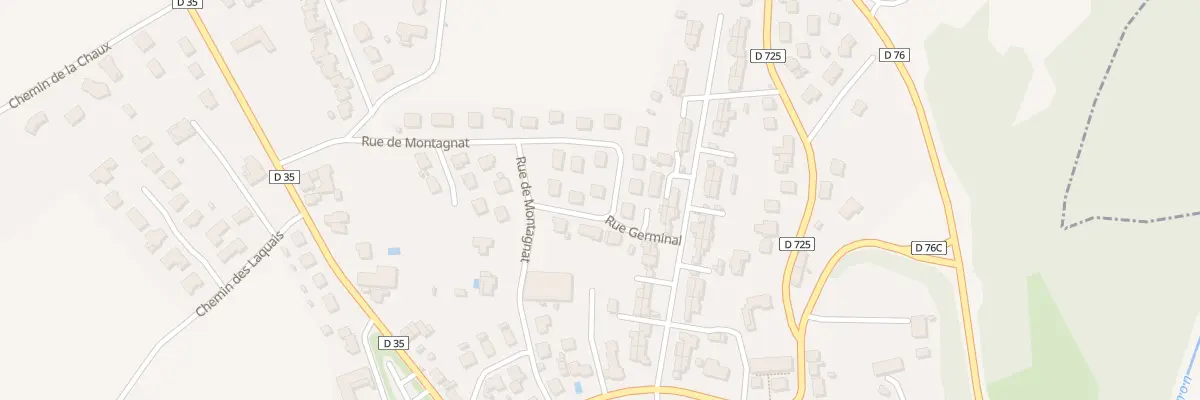 Plan du 11 Rue de Montagnat à Charbonnier-les-Mines