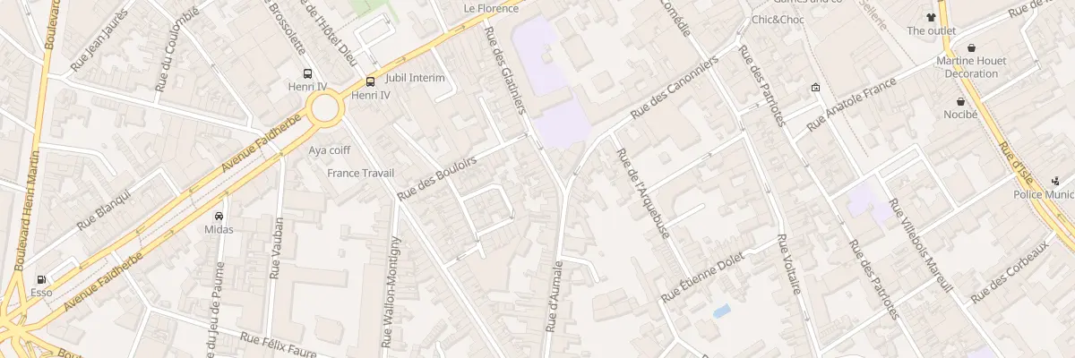 Plan du 46 Rue des Glatiniers à Saint-Quentin