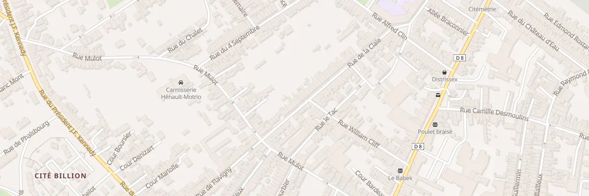Plan du 23 Rue de la Claie à Saint-Quentin