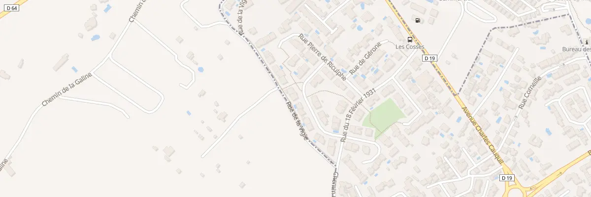 Plan du 14 Rue Amiral de Loria à Valras-Plage
