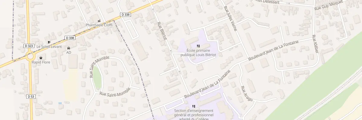 Plan du 17 Rue Blériot à Tergnier