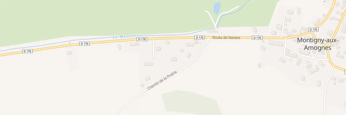 Plan du 12 Che de la Prairie à Montigny-aux-Amognes