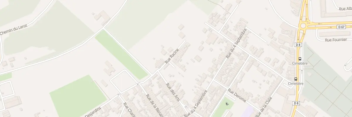 Plan du 8 Rue Racine à Saint-Quentin