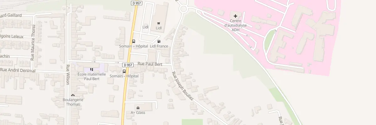 Plan du 89 Rue Joseph Bouliez à Somain