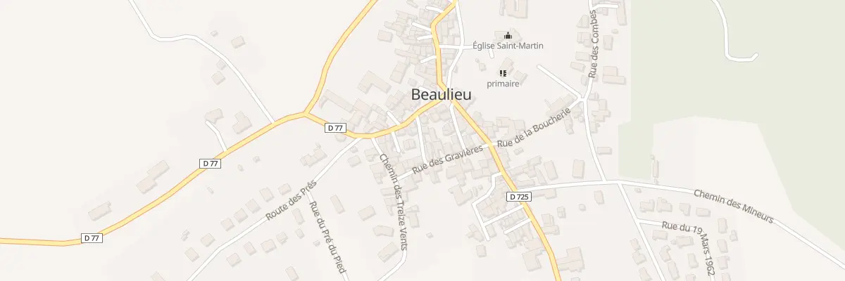 Plan du 3 Rle de la Boulangerie à Beaulieu