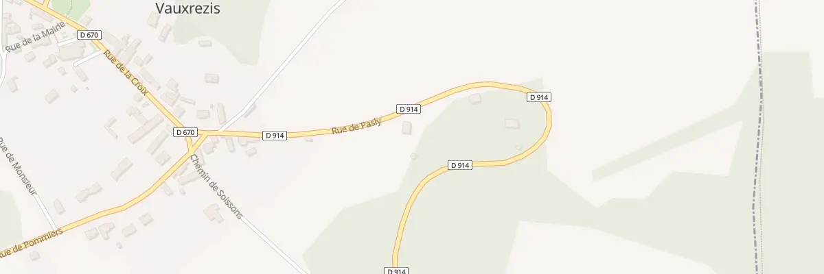 Plan du 6 Rue de Pasly à Vauxrezis