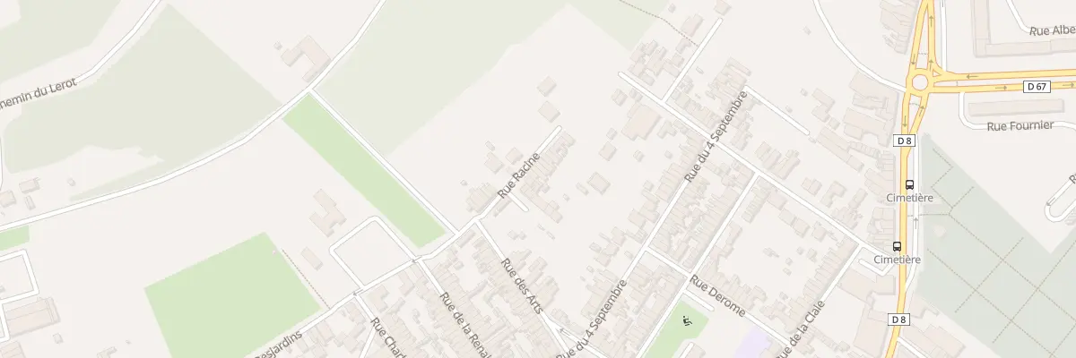Plan du 10 Rue Racine à Saint-Quentin