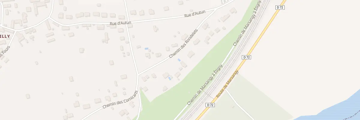 Plan du 19 Che des Rondelets à Étigny