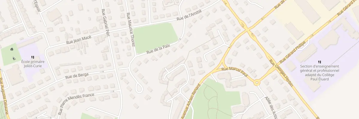 Plan du 19 Rue Roger Salengro à Gauchy