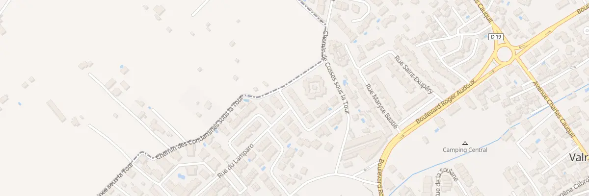 Plan du 14 Rue des Joutes à Valras-Plage