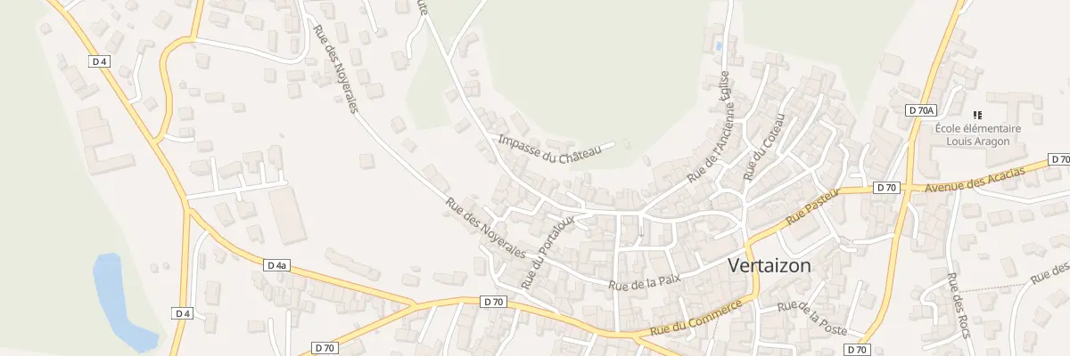 Plan du 16 Rue Prosper Marilhat à Vertaizon
