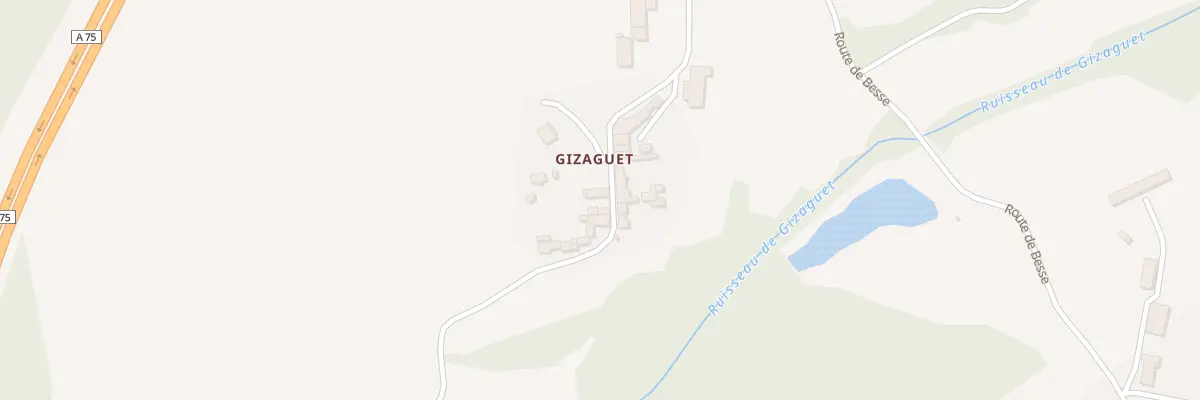 Plan du 5048 Gizaguet à Saint-Géron