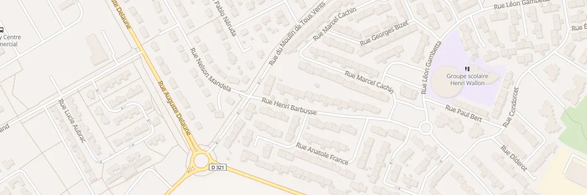 Plan du 24 Rue Henri Barbusse à Gauchy