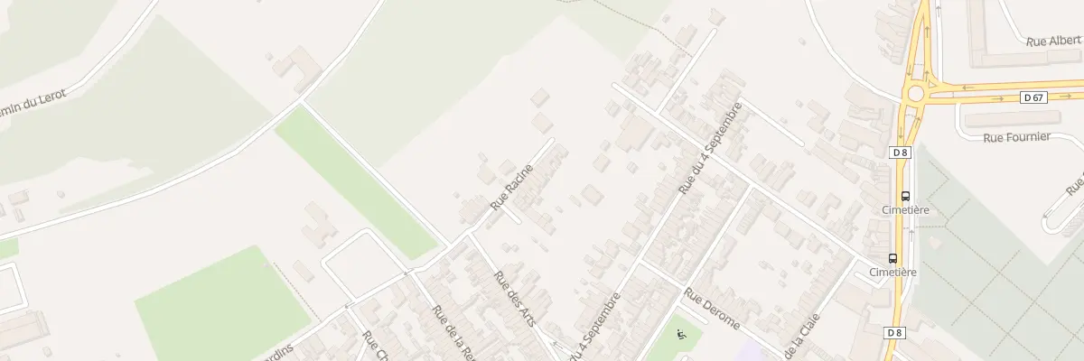 Plan du 16 Rue Racine à Saint-Quentin