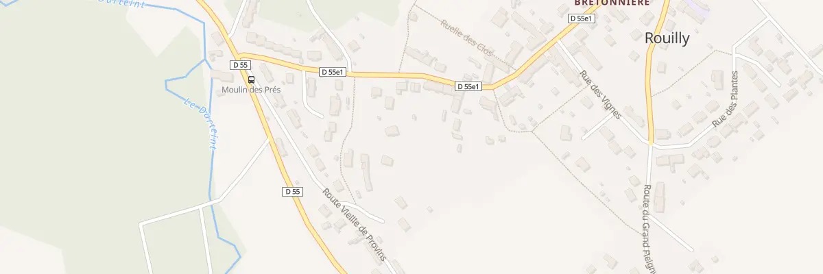 Plan du 33 Rue Grande à Rouilly