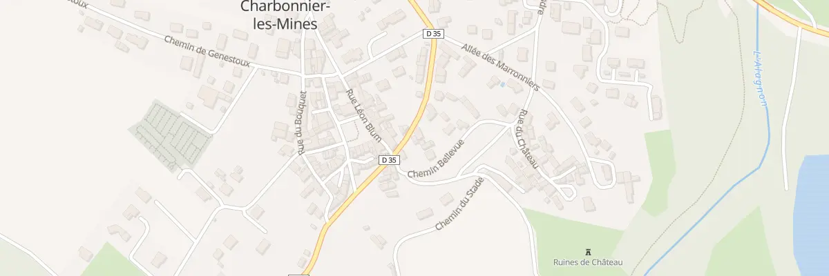 Plan du 45 Av de la République à Charbonnier-les-Mines