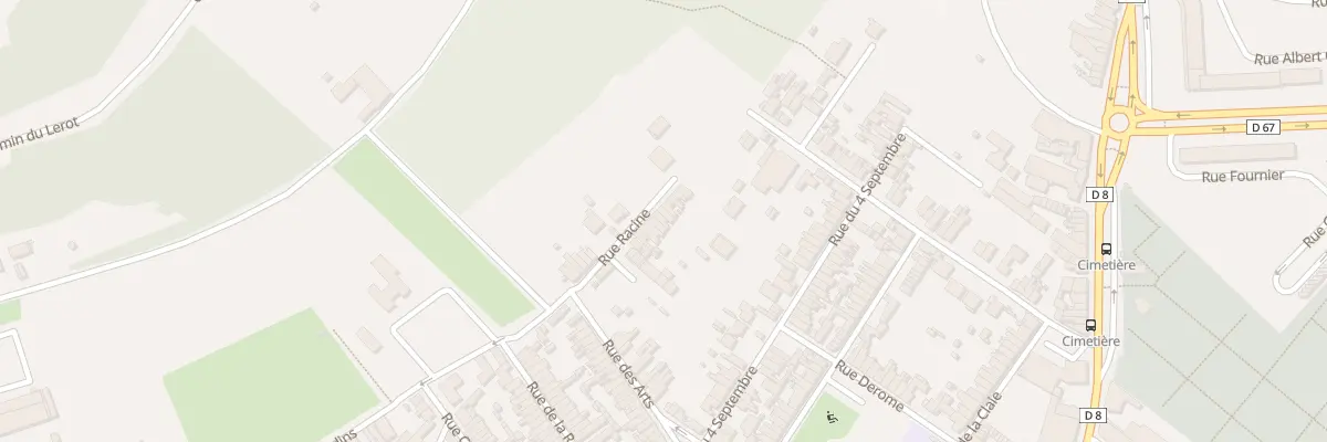 Plan du 18 Rue Racine à Saint-Quentin
