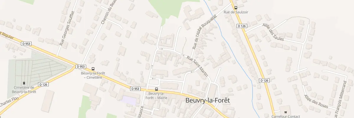 Plan du 153 Rue Saint Martin à Beuvry-la-Forêt