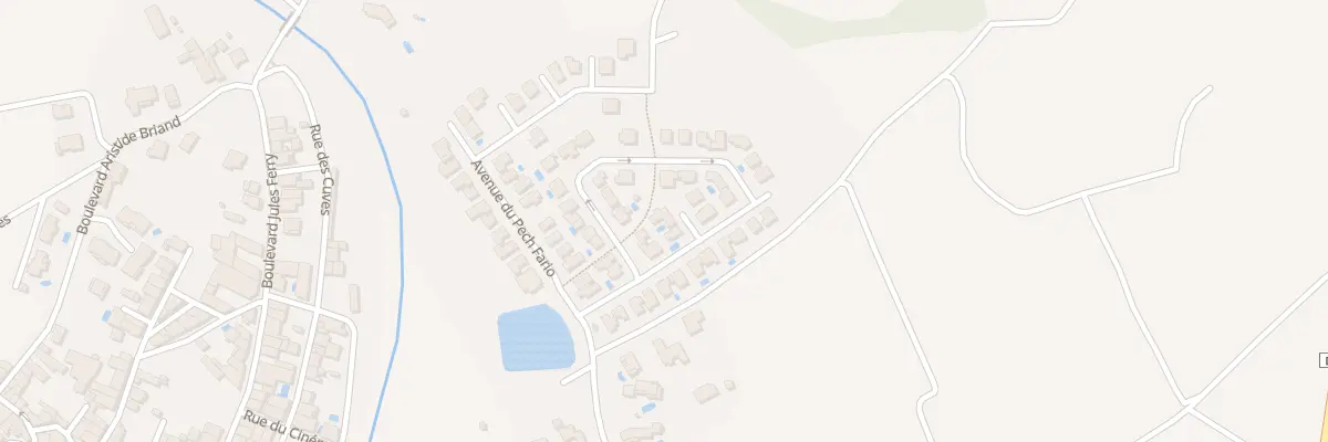 Plan du 3 Rue du Pech Jani à Pouzolles