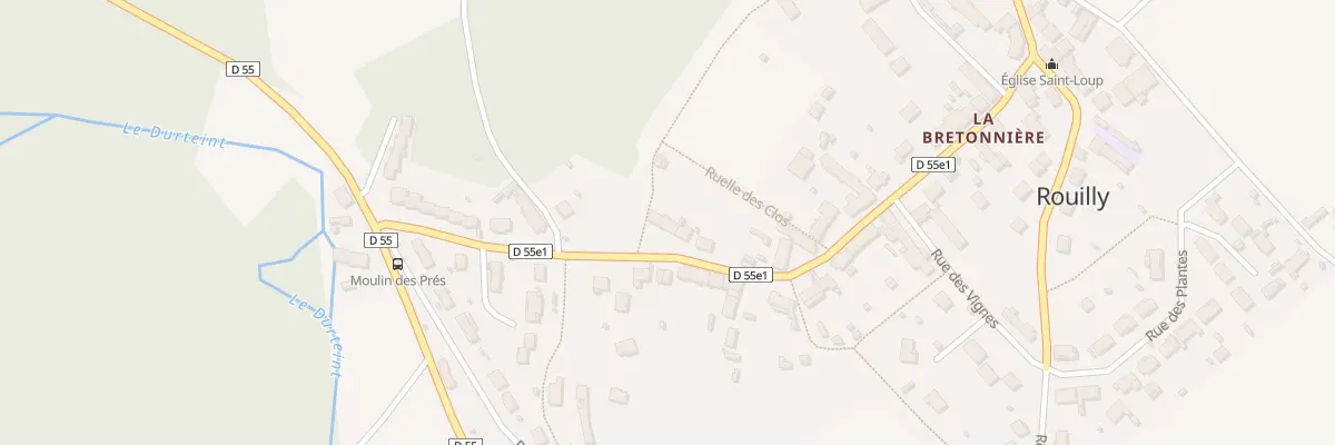 Plan du 28 Rue Grande à Rouilly