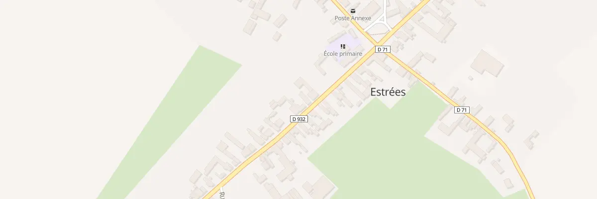 Plan du 40 Rue La Chaussee Brunehaut à Estrées