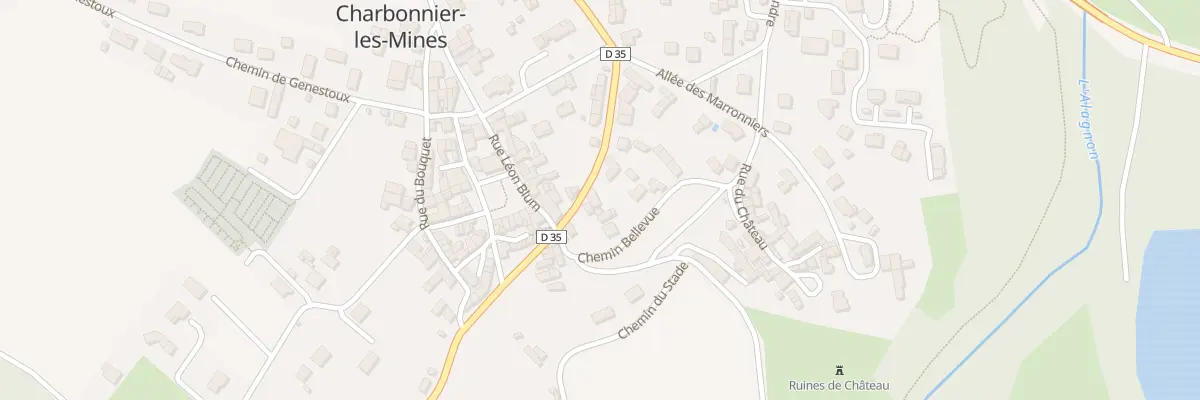 Plan du 43 Av de la République à Charbonnier-les-Mines