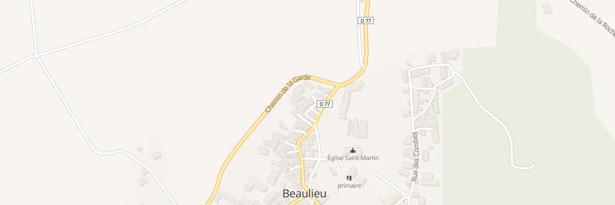 Plan du 9 Imp du Saut - du - Loup à Beaulieu