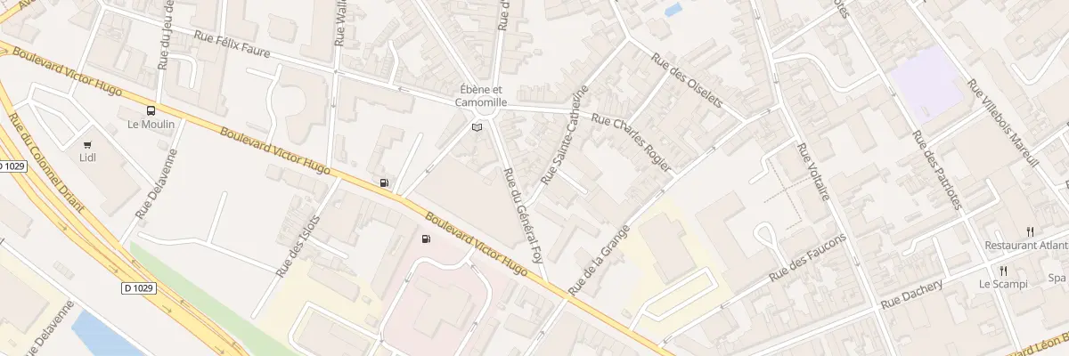 Plan du 36 Rue Sainte Catherine à Saint-Quentin