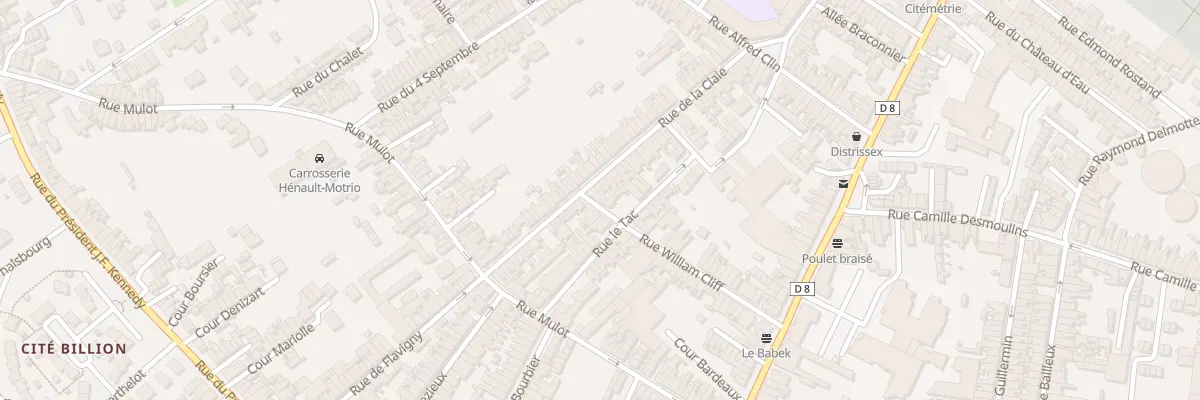 Plan du 28 Rue de la Claie à Saint-Quentin