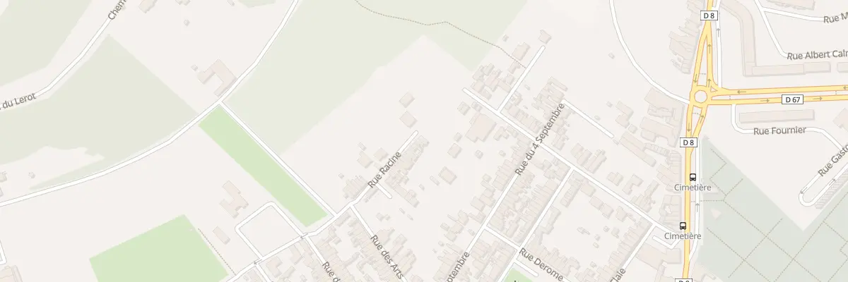 Plan du 28 Rue Racine à Saint-Quentin
